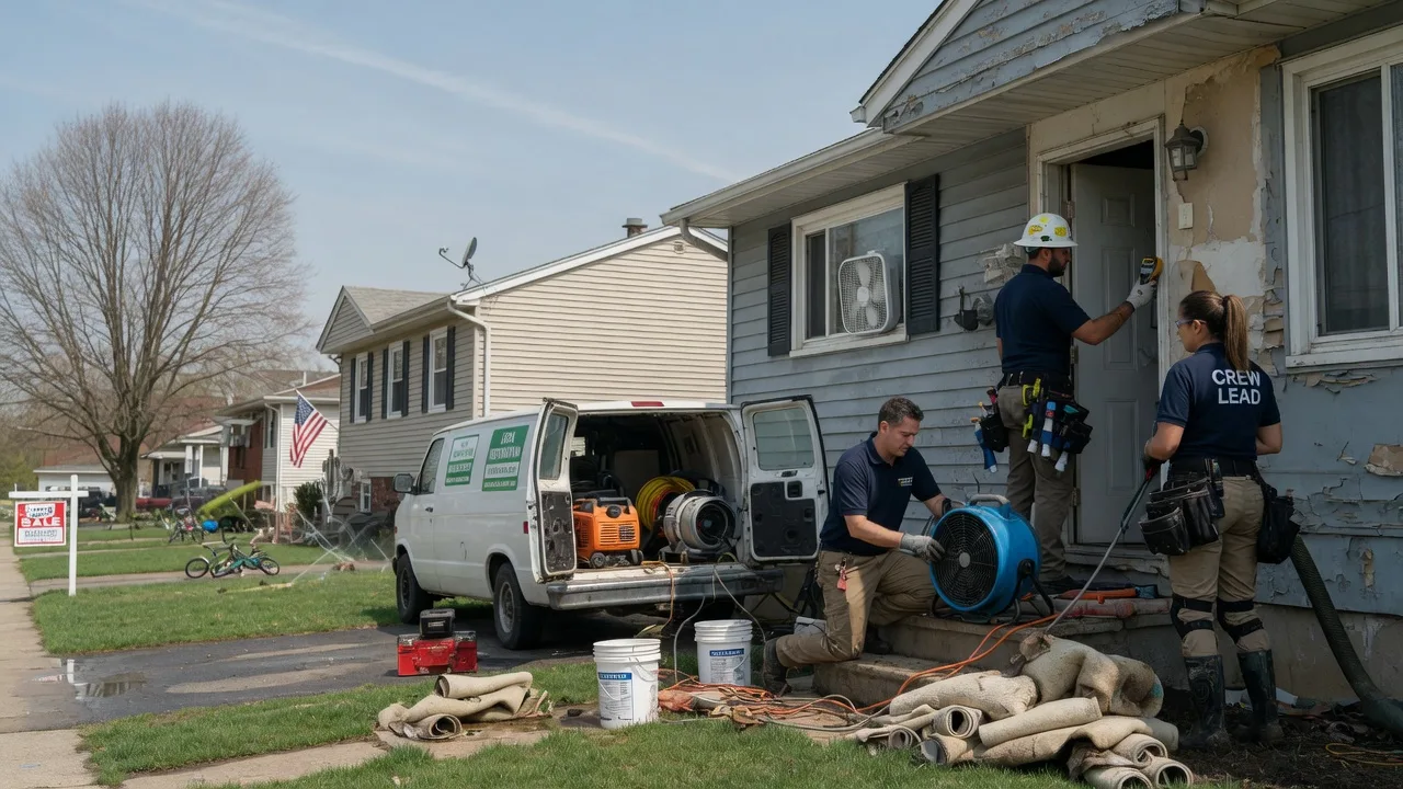 Flood Cleanup in Little Meadows, PA near me