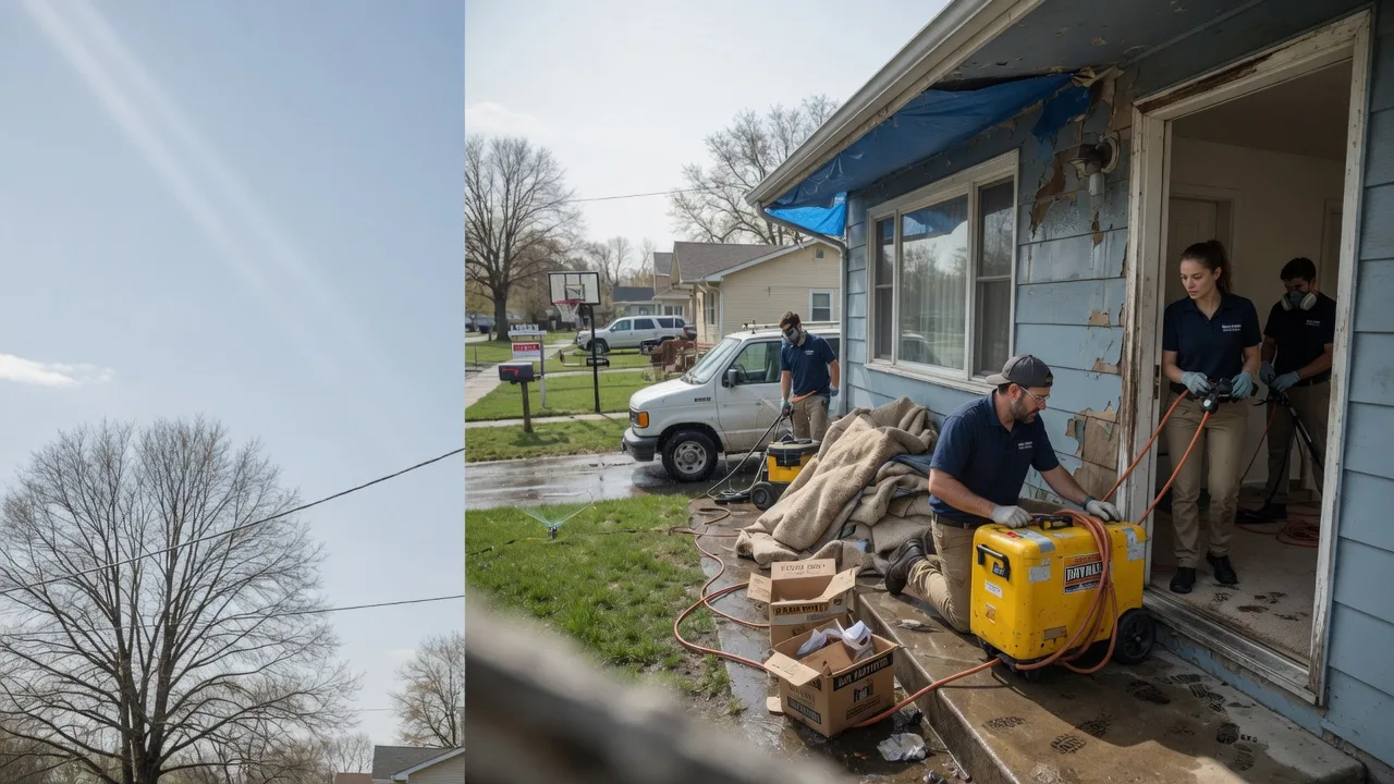 Basement Flood Cleanup in Little Meadows, PA near me